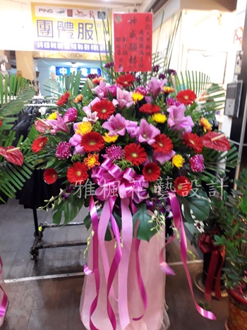 喜慶羅馬花柱(適用廟會_結婚_開幕_落成_喜慶宴會任何場合都適合喔)南投花店