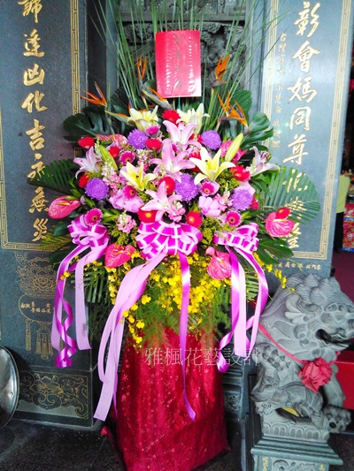 喜氣!!高貴!!羅馬柱一對(開幕+新居落成_榮陞_廟慶聖誕_文定結婚歸寧喜慶任何場合都適合喔)草屯花店