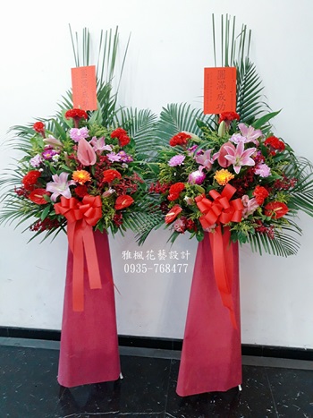 喜慶演出藝術花藍_彰化員林花店專人送達