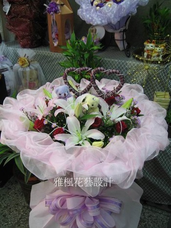成雙成對_傳情花束_社頭花店，彰化 市 花 店 推薦