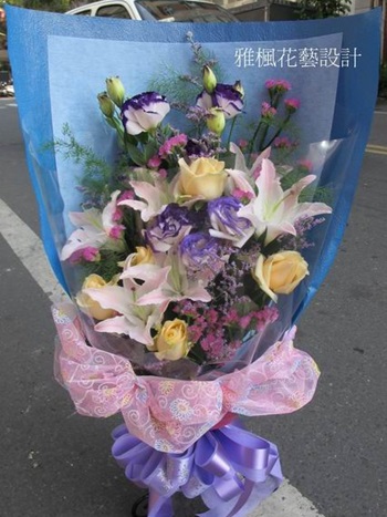 繽紛色彩_員林市花店傳情花束外送服務