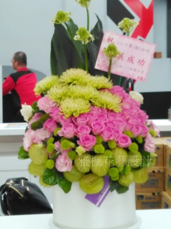 青春洋溢_精緻盆花開幕盆花斗六花店