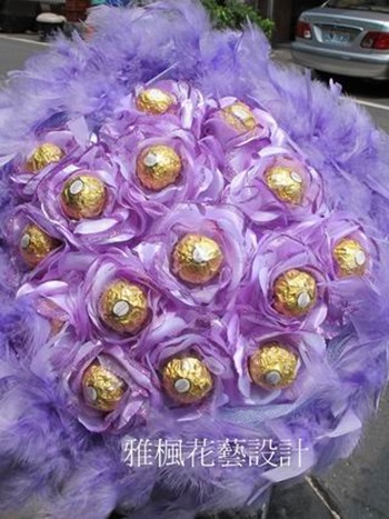 紫愛你金莎花束