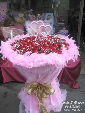 長長久久的愛情_傳情花束_員林花店_24 小時 花 店 接單