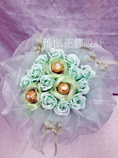 淡綠之美!!金莎花束