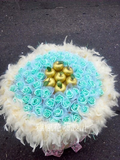 玫瑰​香皂花束2018西洋情人節推薦雲林花店雅楓花藝設計花店