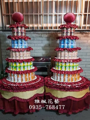 限量特價!!五層飲料山圓形一對_小美.道地.生活..等飲料 9700元起