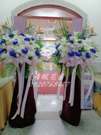 喪禮花籃南投市區花店送南投殯儀館