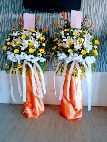 公祭花籃外送南投草屯殯儀館_南投市區花店