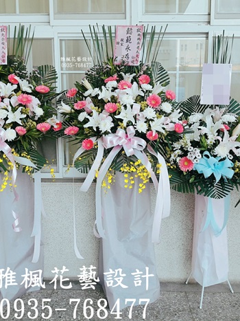 彰化花店喪事羅馬花柱