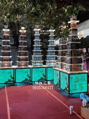 喪事酒塔彰化市區花店048352299雅楓花藝